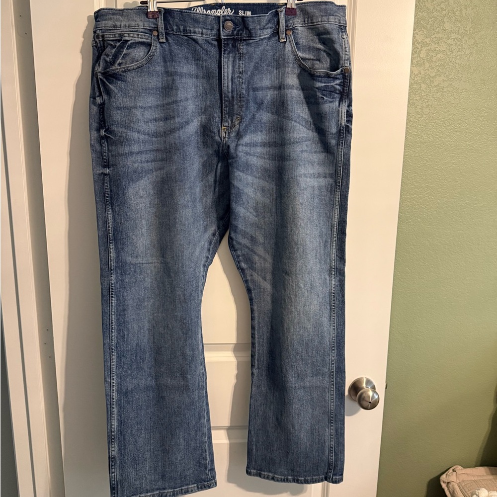 Wrangler Men's Light Blue Slim Jeans
